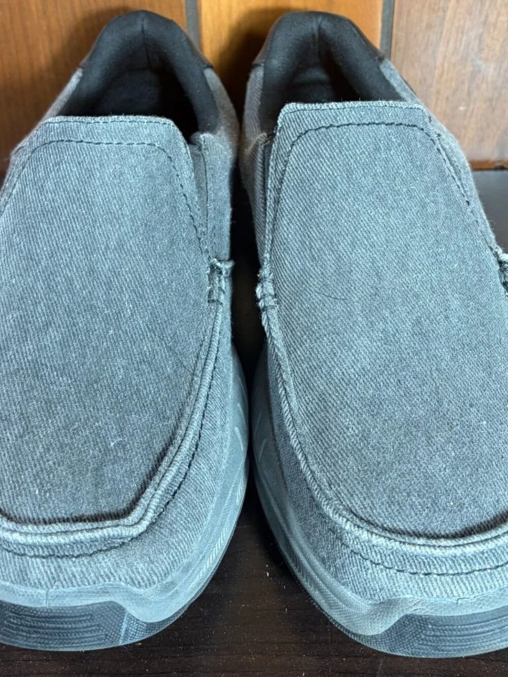 Skechers Relaxed Fit Cohagen-Vierra Mens Sz 11 Black 204848 Slip-On Loafers EUC